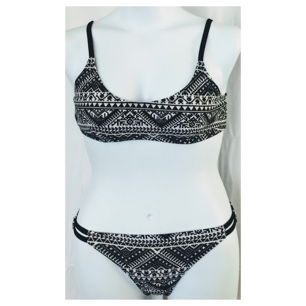 XHILARATION B&W two piece Bikini